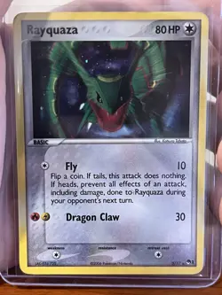 Pokemon - Rayquaza Holo Rare 3/17 - (2006 POP Series Promos 1) - *LP/MP* - Image 1