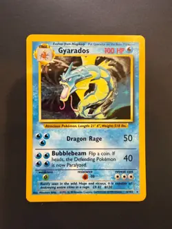 Gyarados - 6/102 - Pokemon Base Set Unlimited Holo Rare Card WOTC LP - Image 3