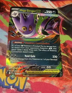 Pokemon TCG Mega Gengar EX 56/94 Phantasmal Flames Near Mint - Image 1