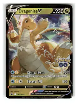 Dragonite V SWSH235 Holo Promo Sword & Shield Promo Pokemon Near Mint - Image 1