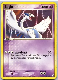 Lugia 29/115 Rare Unseen Forces Pokemon - Image 1