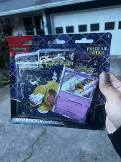 Pokemon TCG Paldean Fates Greavard Tech Sticker Collection - English Sealed - Image 2