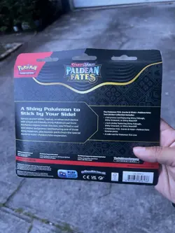 Pokemon TCG Paldean Fates Greavard Tech Sticker Collection - English Sealed - Image 4