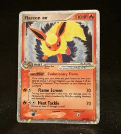The Pokemon Company Flareon ex 108/113 Delta Species Holo UR EN 110HP - Image 1