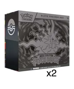Lot Of 2 - Pokemon TCG Pitch Black Elite Trainer Box ETB Sealed PRESALE 7/17 - Image 1