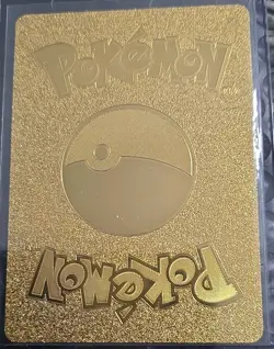 Gold -Fan Art- Pokemon TCG Charizard 11/108 Evolutions Holo Rare 150 HP English - Image 2