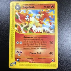 Pokemon TCG| Rapidash 62/165 | LP Lightly Played | Expedition Base Set | NonHolo - Image 1