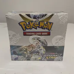 Pokemon TCG Brilliant Stars Booster Box Factory Sealed 36 Packs - Image 1