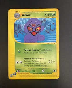 Pokemon TCG Arbok 35/165 Expedition 2002 Rare English 70 HP - Image 1