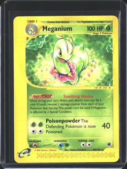 Meganium 54/165 Rare Expedition Base Set Pokemon NM/M - Image 1