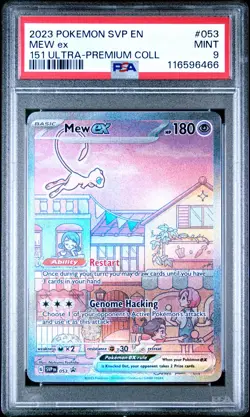 2023 Pokemon Svp En-Sv Black Star Promo #053 Mew Ex 151 Ultra-Premium Coll PSA 9 - Image 1