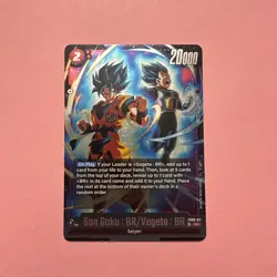 Son Goku: BR/Vegeta : BR FB09-011 NM SR Dual Evolution Dragon Ball Super Holo - Image 1