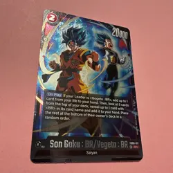 Son Goku: BR/Vegeta : BR FB09-011 NM SR Dual Evolution Dragon Ball Super Holo - Image 3