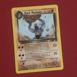 Pokemon TCG Dark Machoke Team Rocket 40 Regular Unlimited Uncommon LP - Image 1