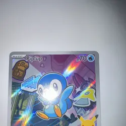 The Pokemon Company Pokemon TCG Piplup 042 Illustration Rare Holo First Partner - Image 2