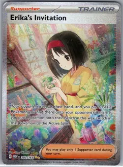 Erika's Invitation 203/165 SIR SV: Scarlet & Violet 151 - Pokemon Card - NM - Image 1