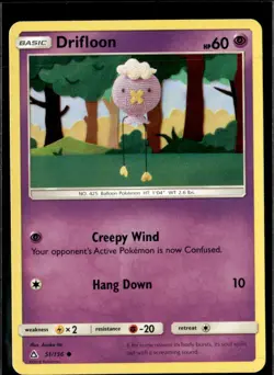 Pokemon Drifloon 051/156 Ultra Prism Non Holo Common 5 Card Lot - Image 1