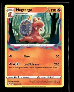 Pokemon Magcargo 022/196 Lost Origin Non Holo Rare 5 Card Lot - Image 1