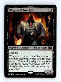Kingpin, Wilson Fisk (Foil) 0661 (R) MTG Commander: Marvel Super Heroes (MSC) - Image 1