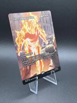 Fiery Emancipation (Borderless) Marvel Superheros- MTG Regular - never played - Image 3