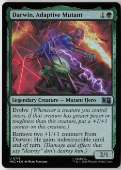 Darwin, Adaptive Mutant (718) - Foil - Marvel Super Heroes Commander (MSC) - NM - Image 1