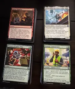 MTG Marvel Spider-Man Uncommon Lot of 200 Cards Non-Foil - Image 1