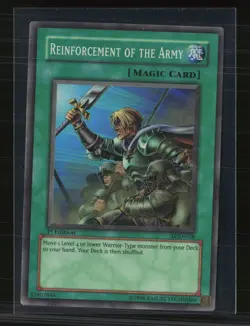 Yu-Gi-Oh! Reinforcement of the Army Legacy of Darkness SR LOD-028 1st Edition - Image 1