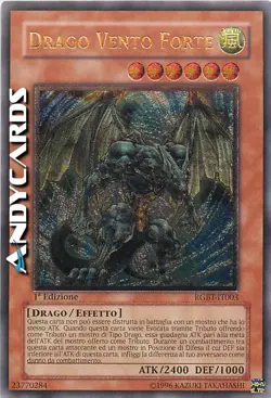 DRAGO VENTO FORTE • (Strong Wind Dragon) • Ultimate • RGBT IT003 • 1Ed • Yugioh! - Image 1
