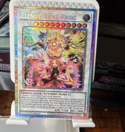 CORI-EN035 Elfnote June Pride Starlight Rare 1st Ed YuGiOh IN HAND. - Image 1