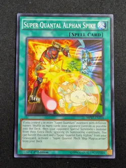 Yugioh - Super Quantal Alphan Spike MP17-EN216 1st Common NM - Image 1