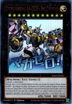 Divine Arsenal AA-ZEUS - Sky Thunder RA05-EN103 Yu-Gi-Oh 1st Edition NM/M - Image 1