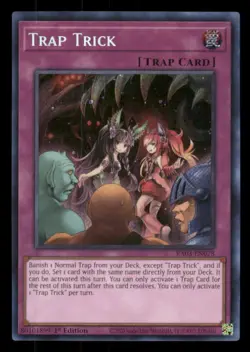 Yu-gi-oh Trap Trick (Secret Rare) #RA03-EN078 Quarter Century Bonanza NM - Image 1