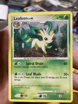 Leafeon 24/100 Holo Rare Lightly Played Bundle With Reverse Holo Majestic Dawn - Image 3