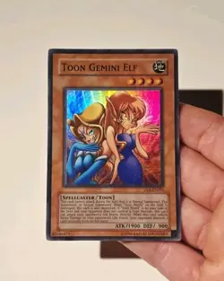 Yugioh Toon Gemini Elf DL6-EN001 Limited Edition Super Rare LP - Image 3