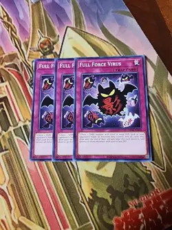 3X Full Force Virus Yu-Gi-Oh! OP26-EN029 Common NM Yugioh - Image 1