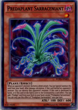 Predaplant Sarraceniant FUEN-EN001 Fusion Enforcers Yu-Gi-Oh Unlimited LP - Image 1