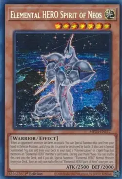 Yugioh! LP Elemental HERO Spirit of Neos - MP23-EN117 - Prismatic Secret Rare - - Image 1