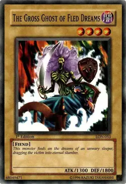 The Gross Ghost of Fled Dreams LON-053 Labyrinth of Nightmare Yu-Gi-Oh 1st Ed NM - Image 1