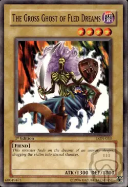 The Gross Ghost of Fled Dreams LON-053 Labyrinth of Nightmare Yu-Gi-Oh 1st Ed NM - Image 3