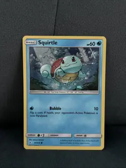 Squirtle 33/214 Unbroken Bonds Cosmos Holo Promo Pokemon Card TCG LP - Image 1