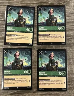 Disney Lorcana Elinor, Renowned Diplomat 86/204, 4x, Complete Playset - Image 1