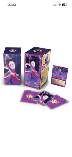 New Disney Lorcana TCG ELSA Gift Set Box Fabled 5 booster packs and promo - Image 1
