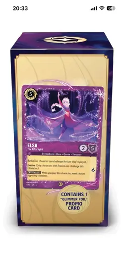 New Disney Lorcana TCG ELSA Gift Set Box Fabled 5 booster packs and promo - Image 2