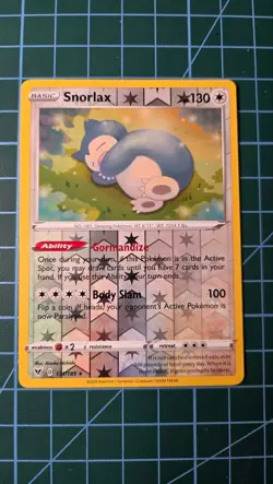 Snorlax 131/185 Reverse Holo Rare Pokemon Card Vivid Voltage NM - Image 1