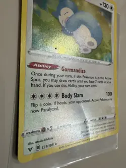 Pokemon Card Snorlax Vivid Voltage Holo Rare 131/185 - Heavy Play - Image 3