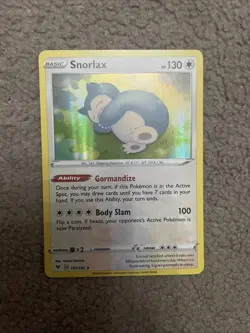 Pokemon Card Snorlax Vivid Voltage Holo Rare 131/185 Near Mint - Image 1