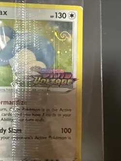 Pokemon Card Snorlax 131/185 Vivid Voltage UK EXCLUSIVE Holo HD SWIRL SEALED - Image 2