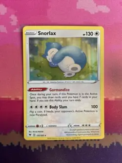 Pokemon Card Snorlax Vivid Voltage Holo Rare 131/185 Near Mint - Image 1