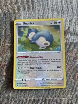 Pokemon TCG Snorlax 131/185 Vivid Voltage Reverse Holo Rare Card - Image 1
