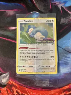 ⭐ RARE SNORLAX Vivid Voltage Holo Card 131/185 STAMPED SEALED Pokemon TCG - Image 1